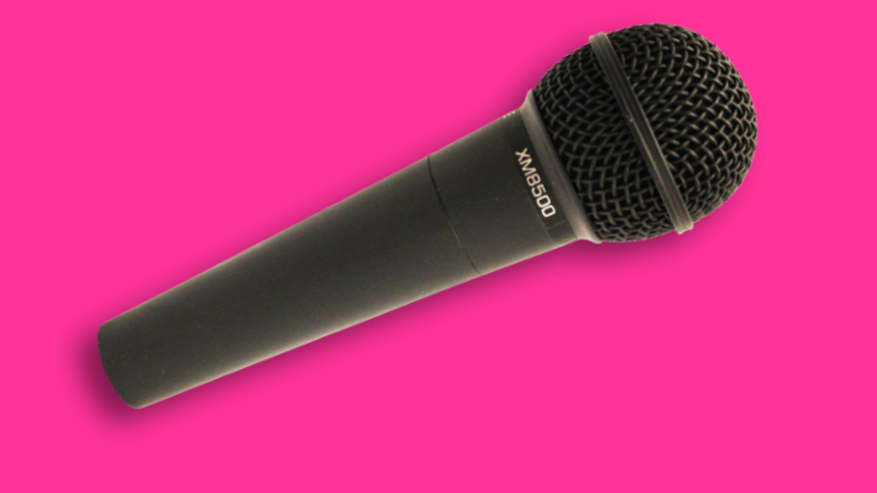 The Behringer XM8500, the best budget dynamic microphone