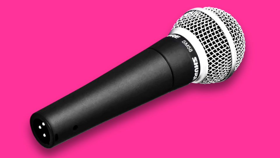 Shure SM58 dynamic microphone