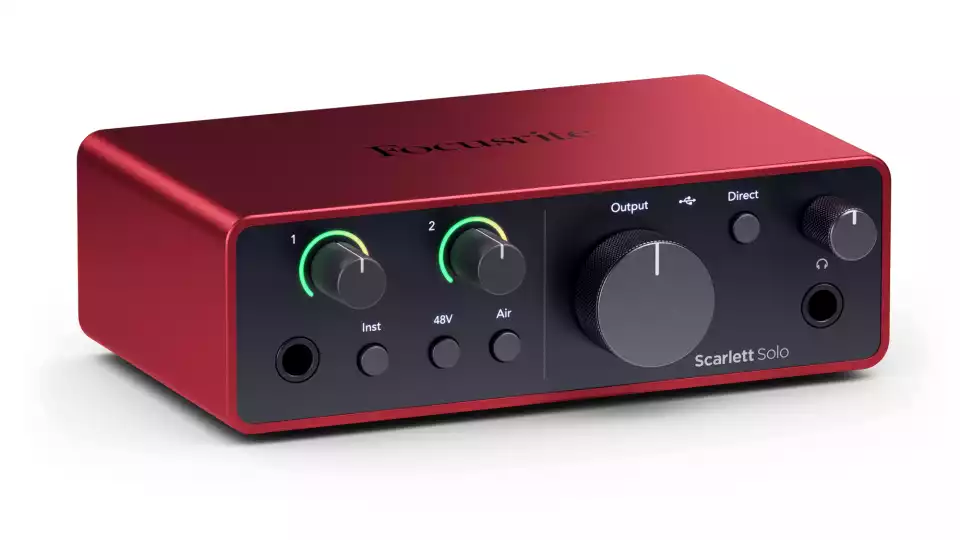 Focusrite Scarlett Solo 4th Gen USB Audio Interface