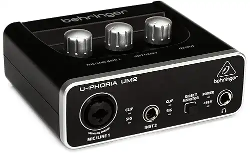 Behringer U-PHORIA UM2 USB Audio Interface